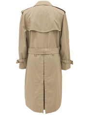 ノバチェックライニングトレンチコート ベージュ