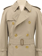 ノバチェックライニングトレンチコート ベージュ