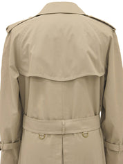 ノバチェックライニングトレンチコート ベージュ