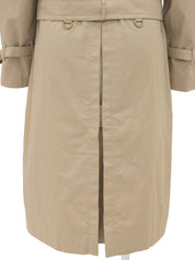 ノバチェックライニングトレンチコート ベージュ