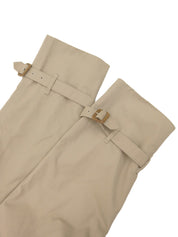 ノバチェックライニングトレンチコート ベージュ