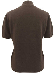 Argyle Pattern Knit Ensemble in Brown/Blue/Orange