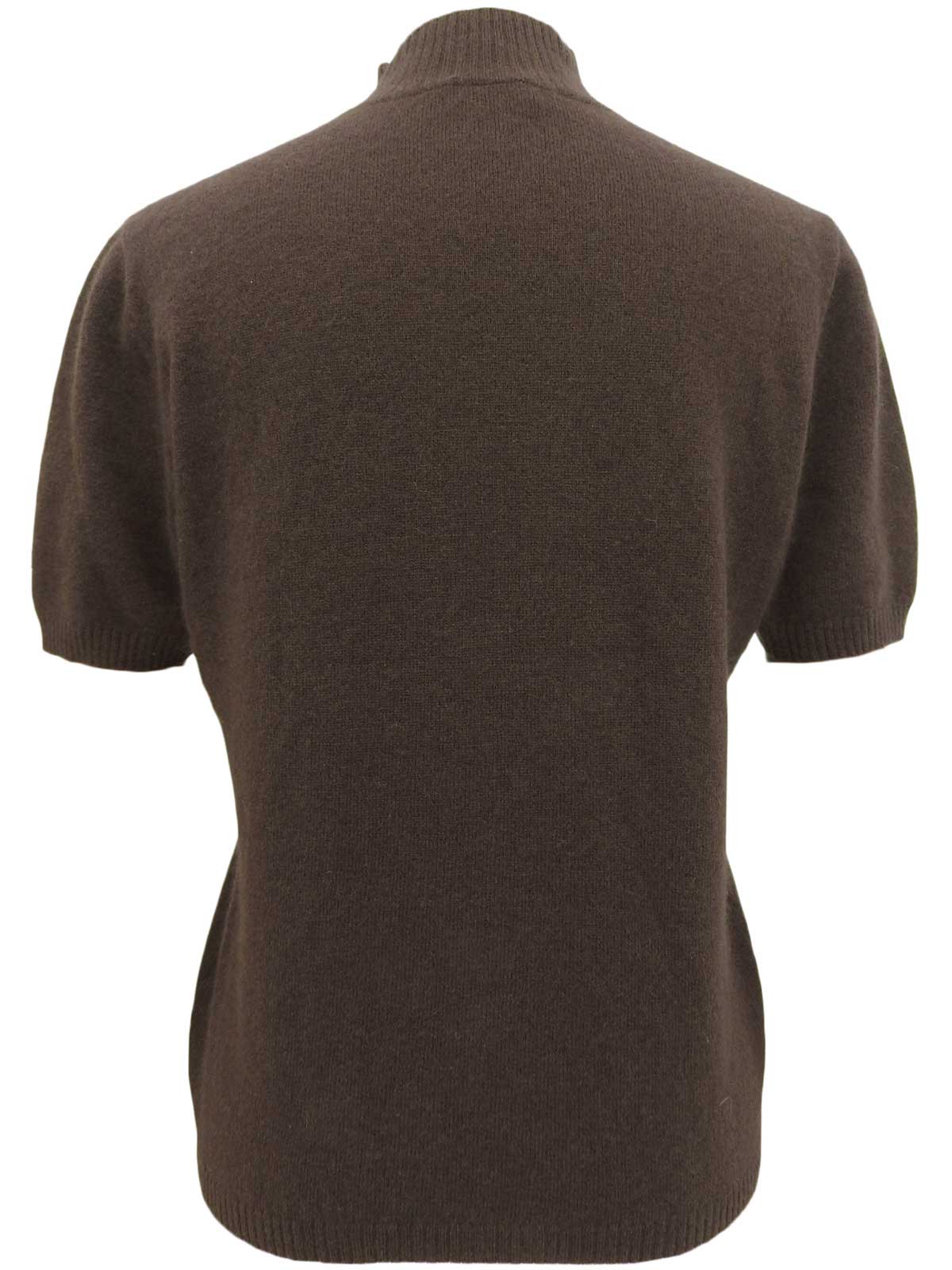 アーガイルパターンニットアンサンブル ブラウン/ブルー/オレンジ