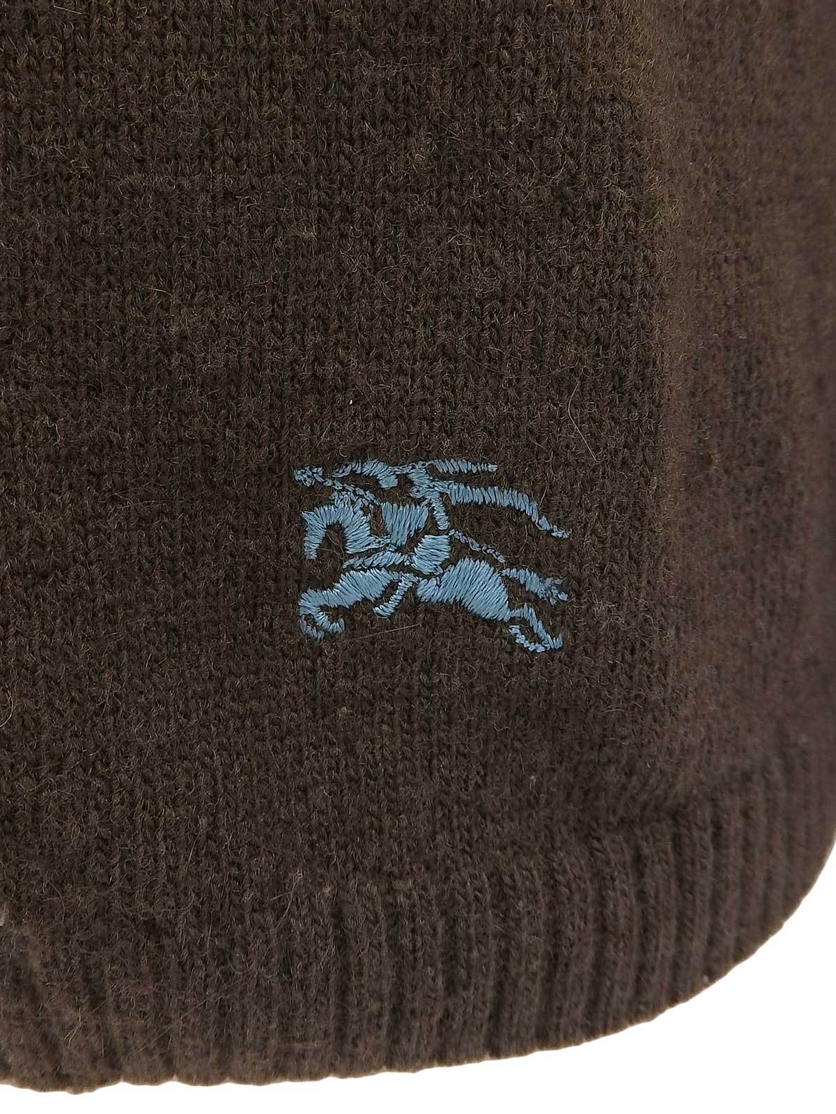 Argyle Pattern Knit Ensemble in Brown/Blue/Orange