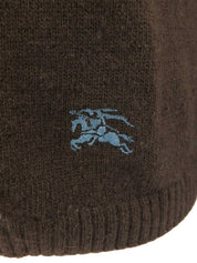 アーガイルパターンニットアンサンブル ブラウン/ブルー/オレンジ