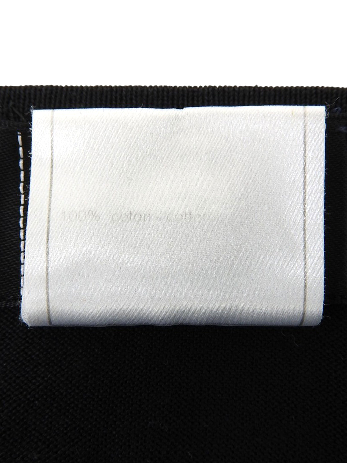1996 border pattern CC mark short sleeve top in black