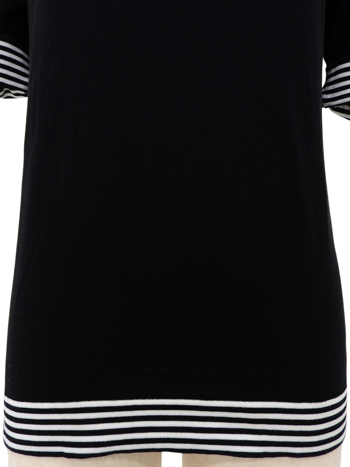 1996年製 ボーダーパターンCCマーク半袖カットソー ブラック