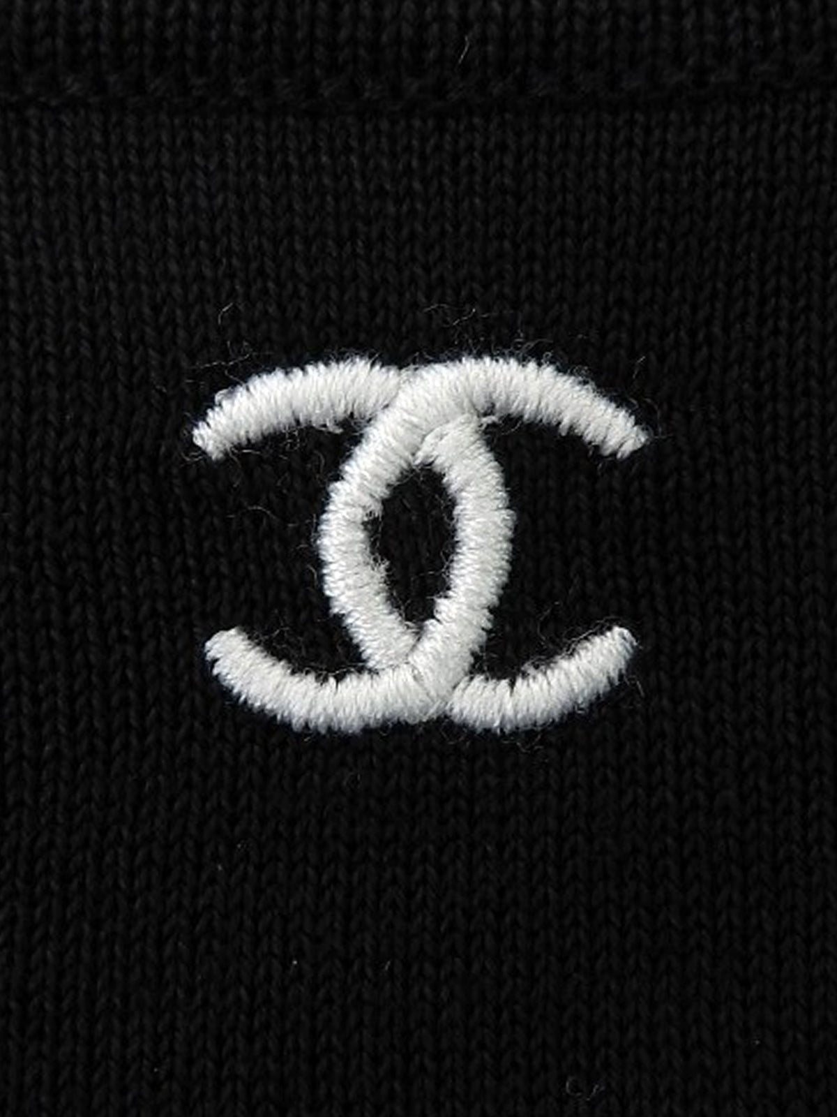 1996年製 ボーダーパターンCCマーク半袖カットソー ブラック