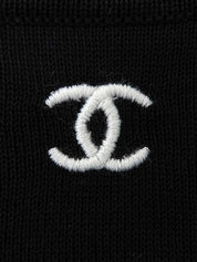 1996年製 ボーダーパターンCCマーク半袖カットソー ブラック