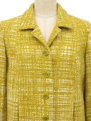 黄/白色粗花呢外套