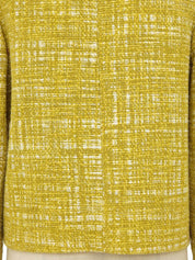 ツイードジャケット イエロー/ホワイト