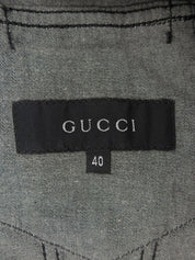 Logo Button Jacket in Black