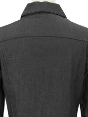 ロゴボタンジャケット ブラック