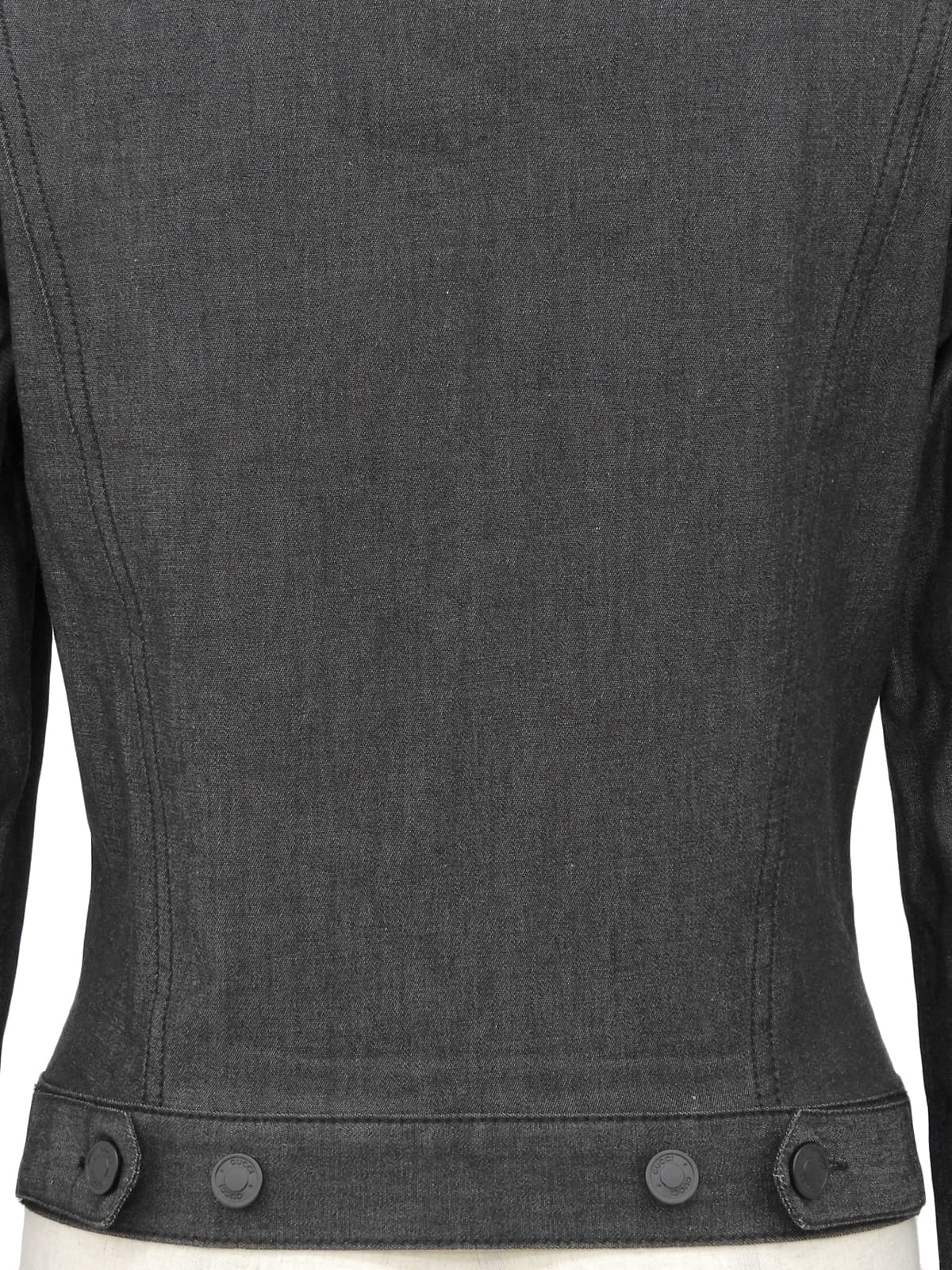 Logo Button Jacket in Black