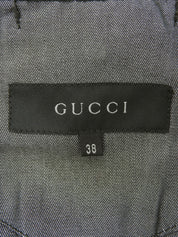 ロゴボタンジャケット グレー