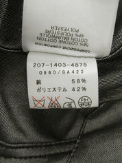 ロゴボタンジャケット グレー