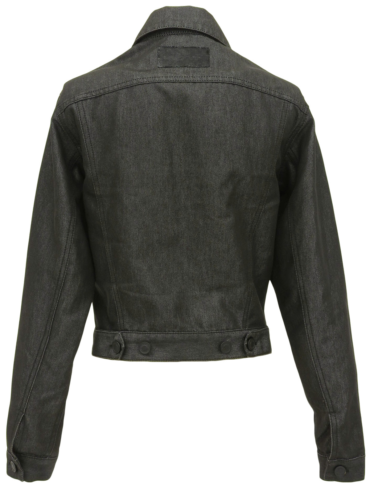 ロゴボタンジャケット グレー