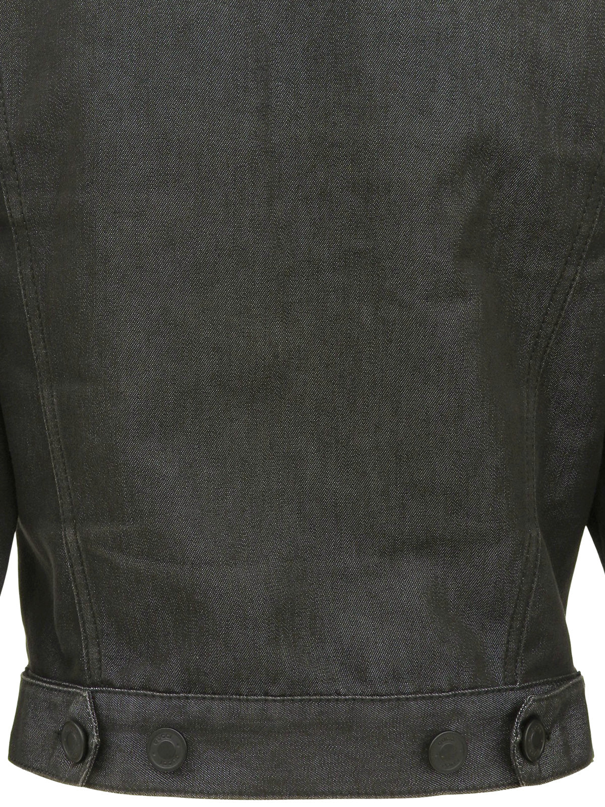 ロゴボタンジャケット グレー