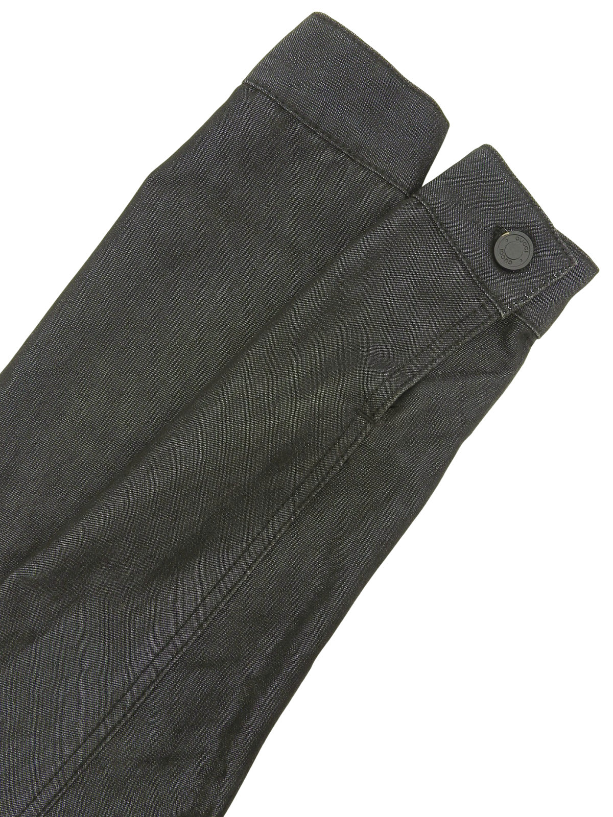 ロゴボタンジャケット グレー