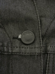 ロゴボタンジャケット グレー