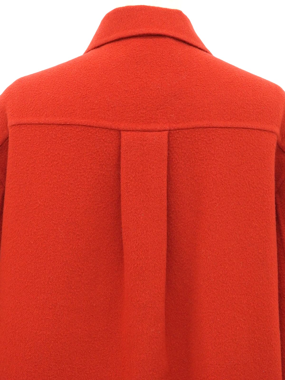 Wool and cashmere jacket with GG buttons in red and gold