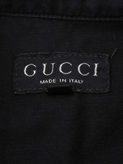 トム・フォード期 ロゴボタンデニムシャツ ブラック