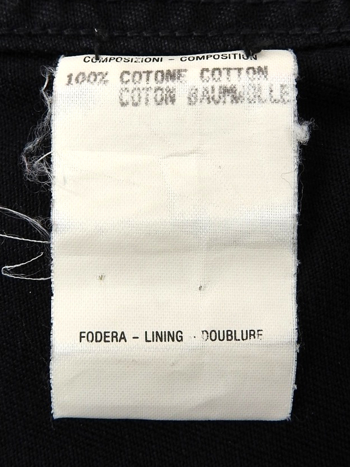 トム・フォード期 ロゴボタンデニムシャツ ブラック