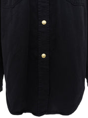 トム・フォード期 ロゴボタンデニムシャツ ブラック