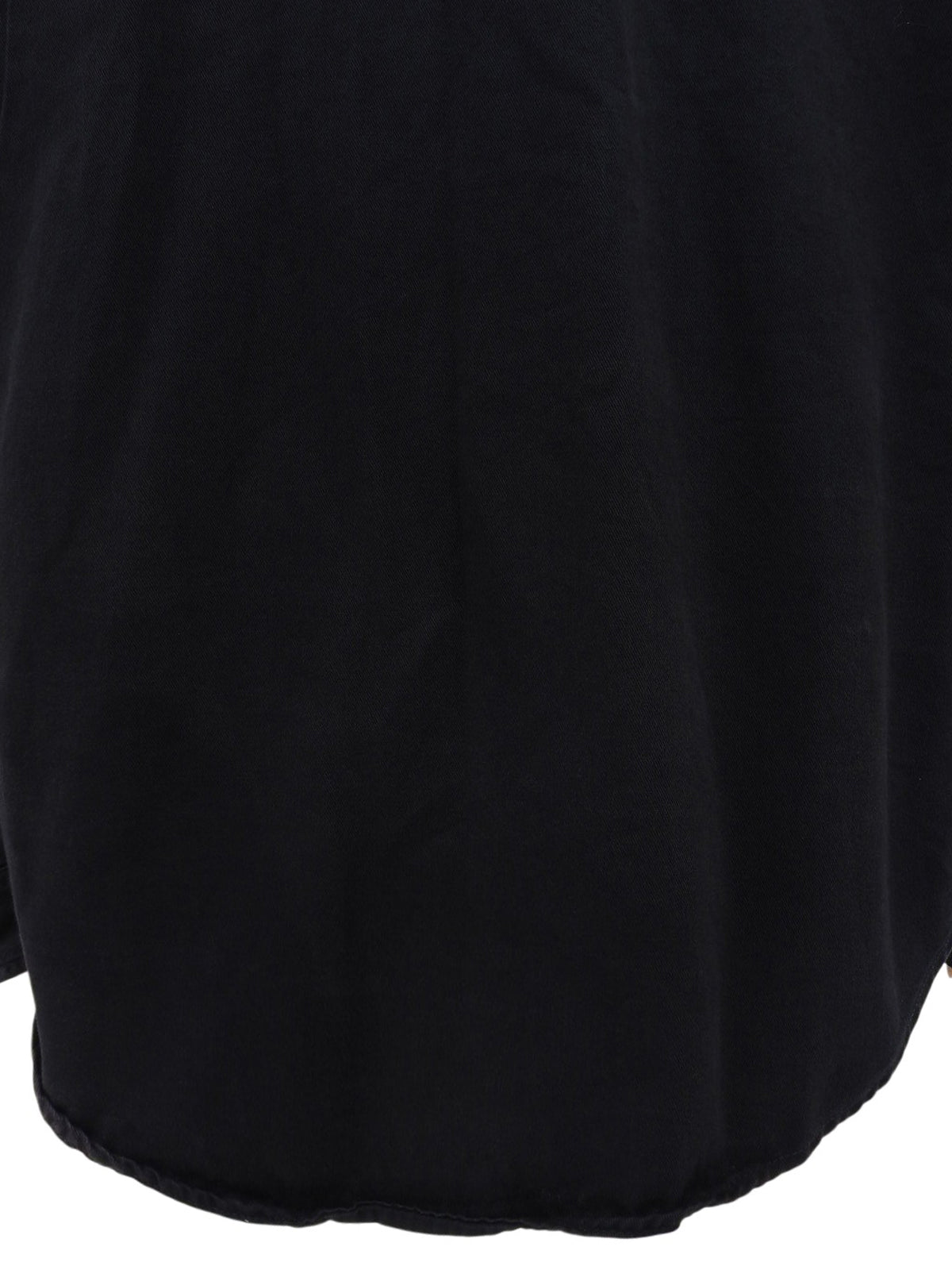 トム・フォード期 ロゴボタンデニムシャツ ブラック