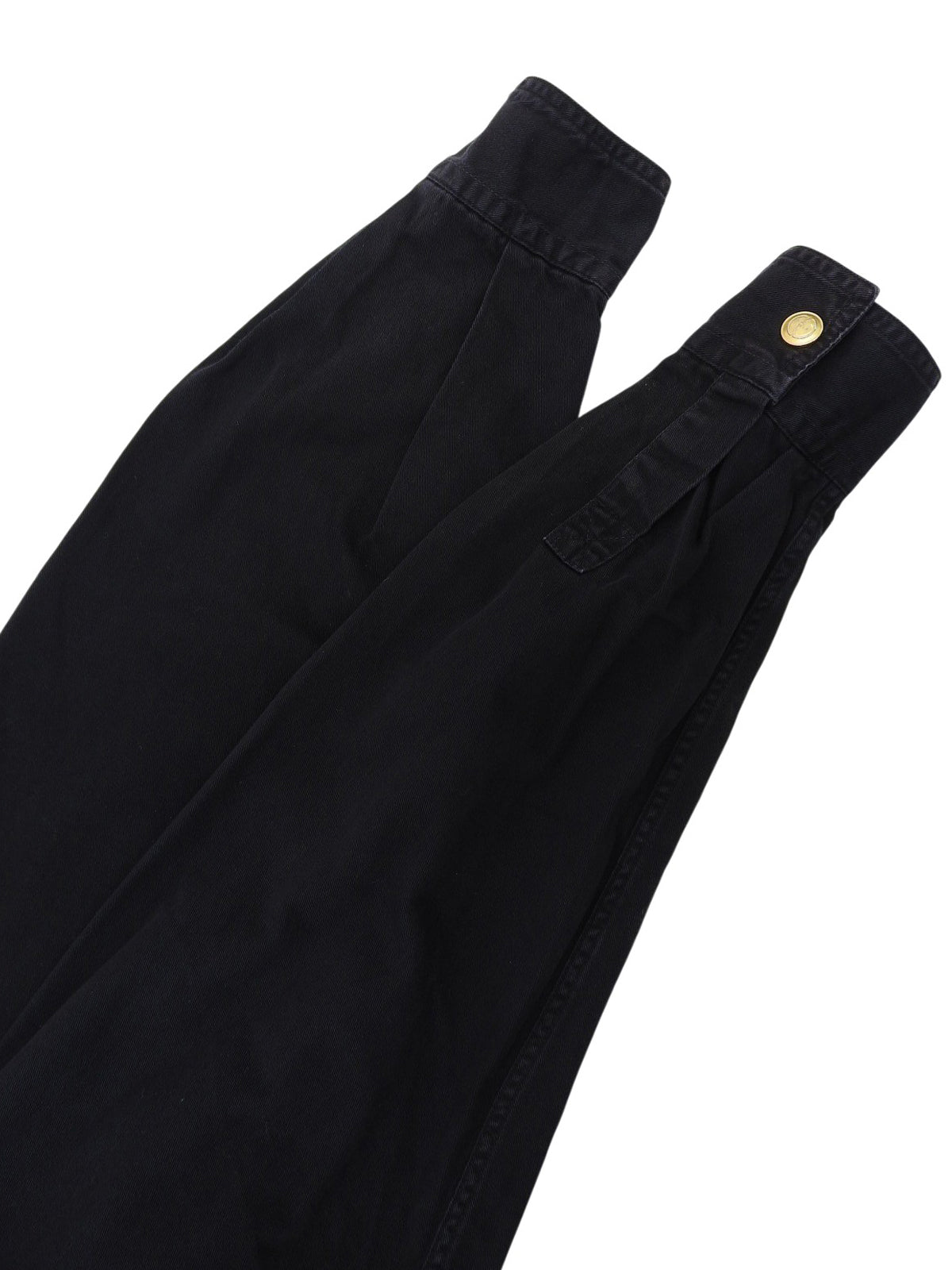 トム・フォード期 ロゴボタンデニムシャツ ブラック