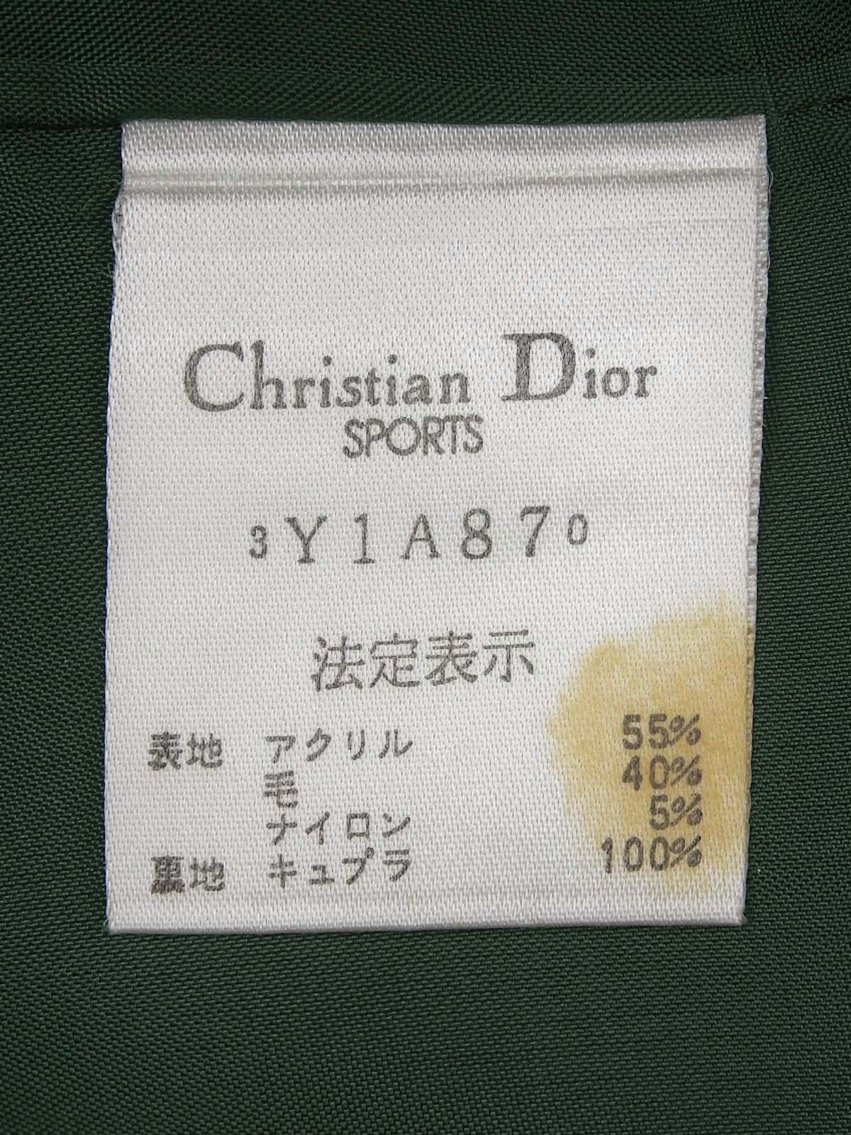 Check Pattern Logo Button Jacket Green/Multi