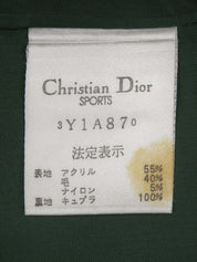 Check Pattern Logo Button Jacket Green/Multi