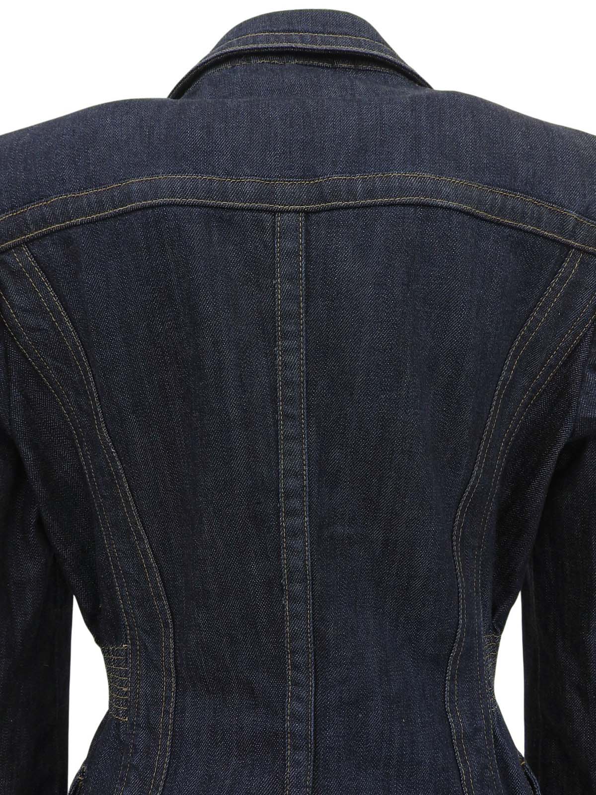 デニムロゴボタンジャケット インディゴ