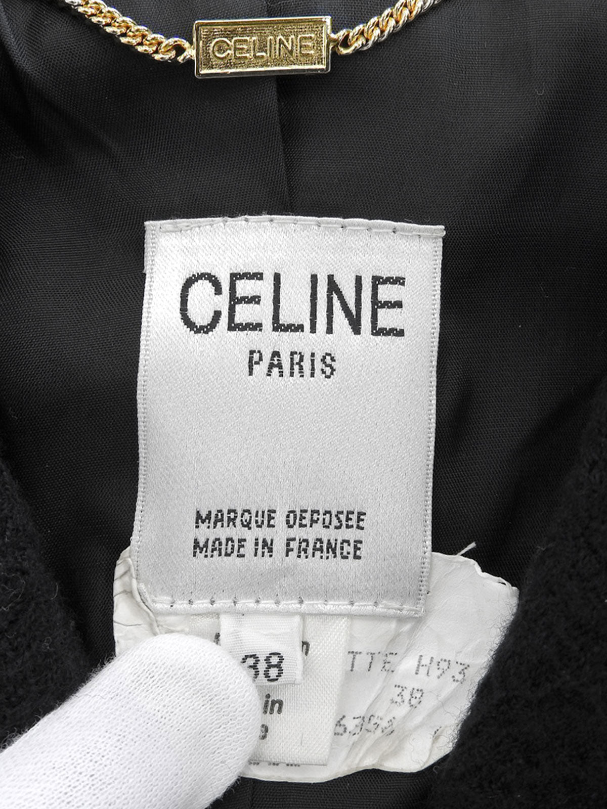 ウールロゴボタンセットアップ ブラック