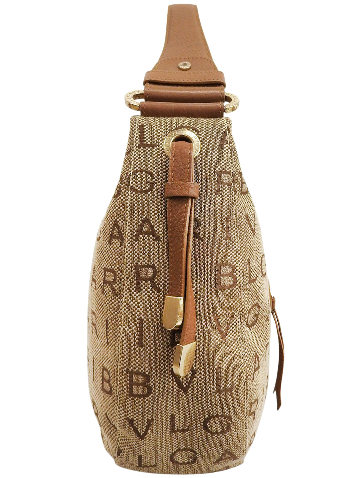 ロゴマニアワンショルダーバッグ ベージュ