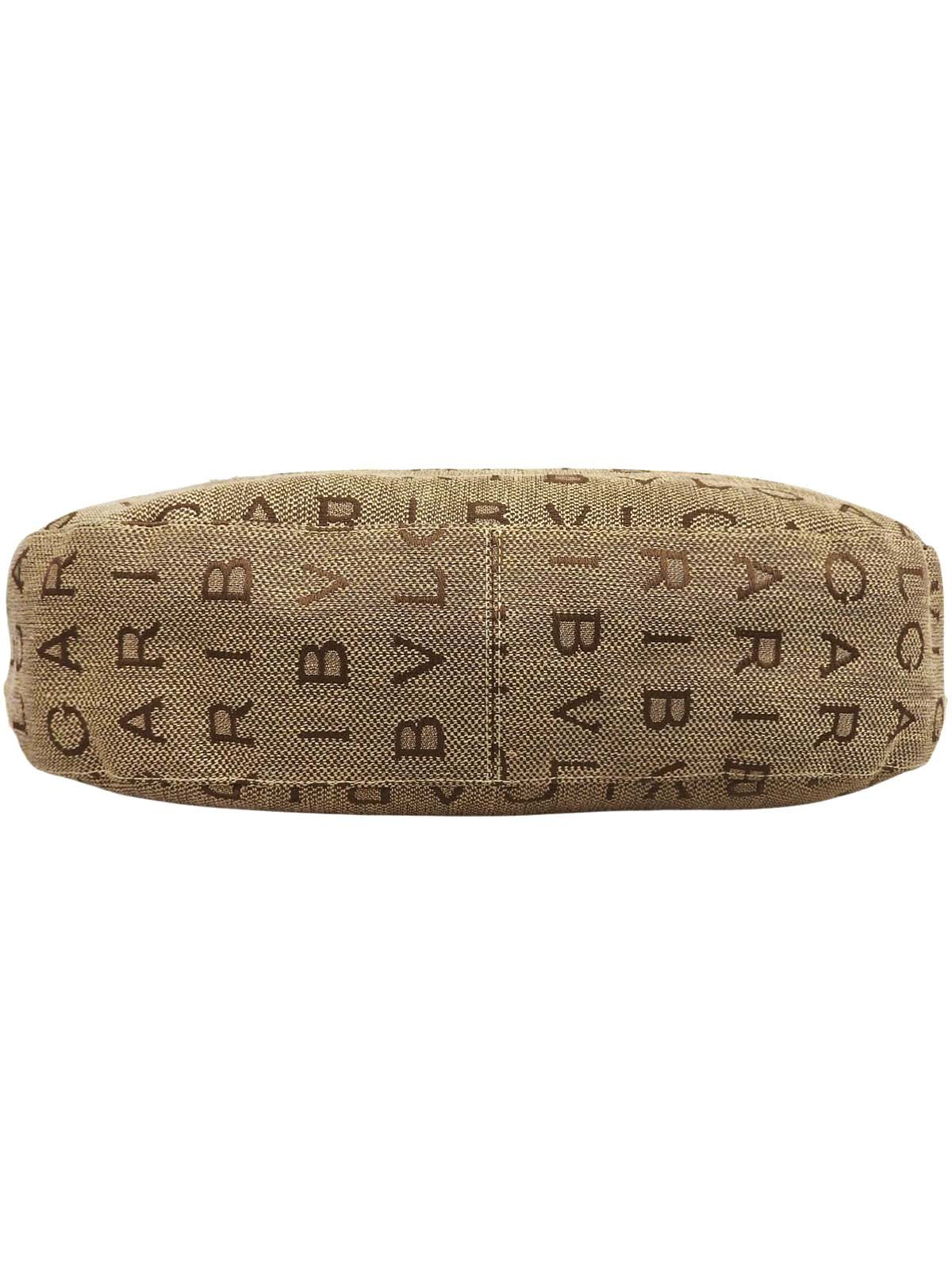 ロゴマニアワンショルダーバッグ ベージュ