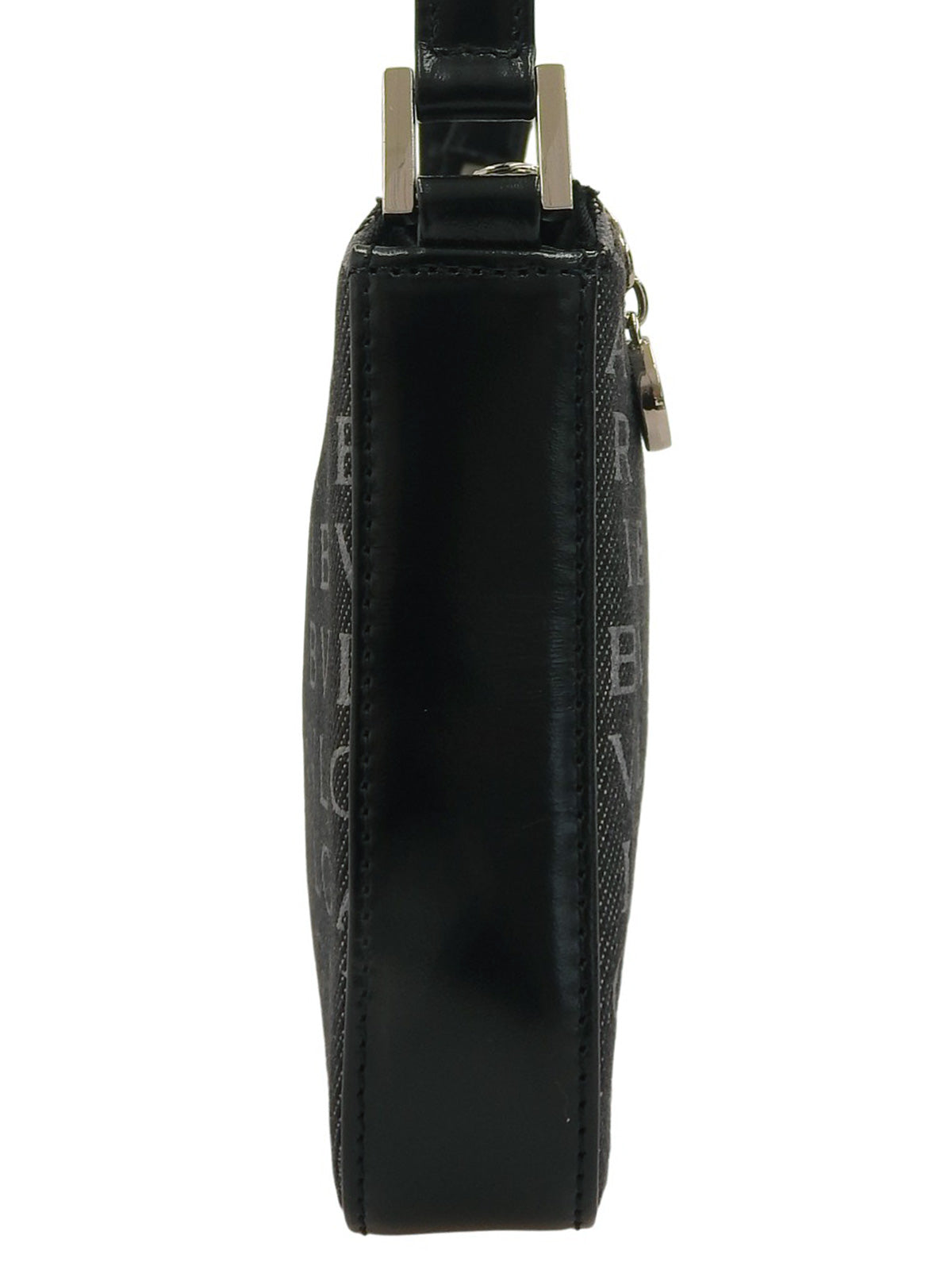 ロゴマニアショルダーバッグ ブラック