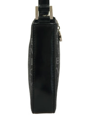 ロゴマニアショルダーバッグ ブラック