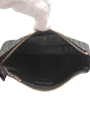 ロゴマニアショルダーバッグ ブラック