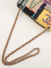 2010年頃製 パッチワークCCマークチェーンショルダーバッグ マルチ