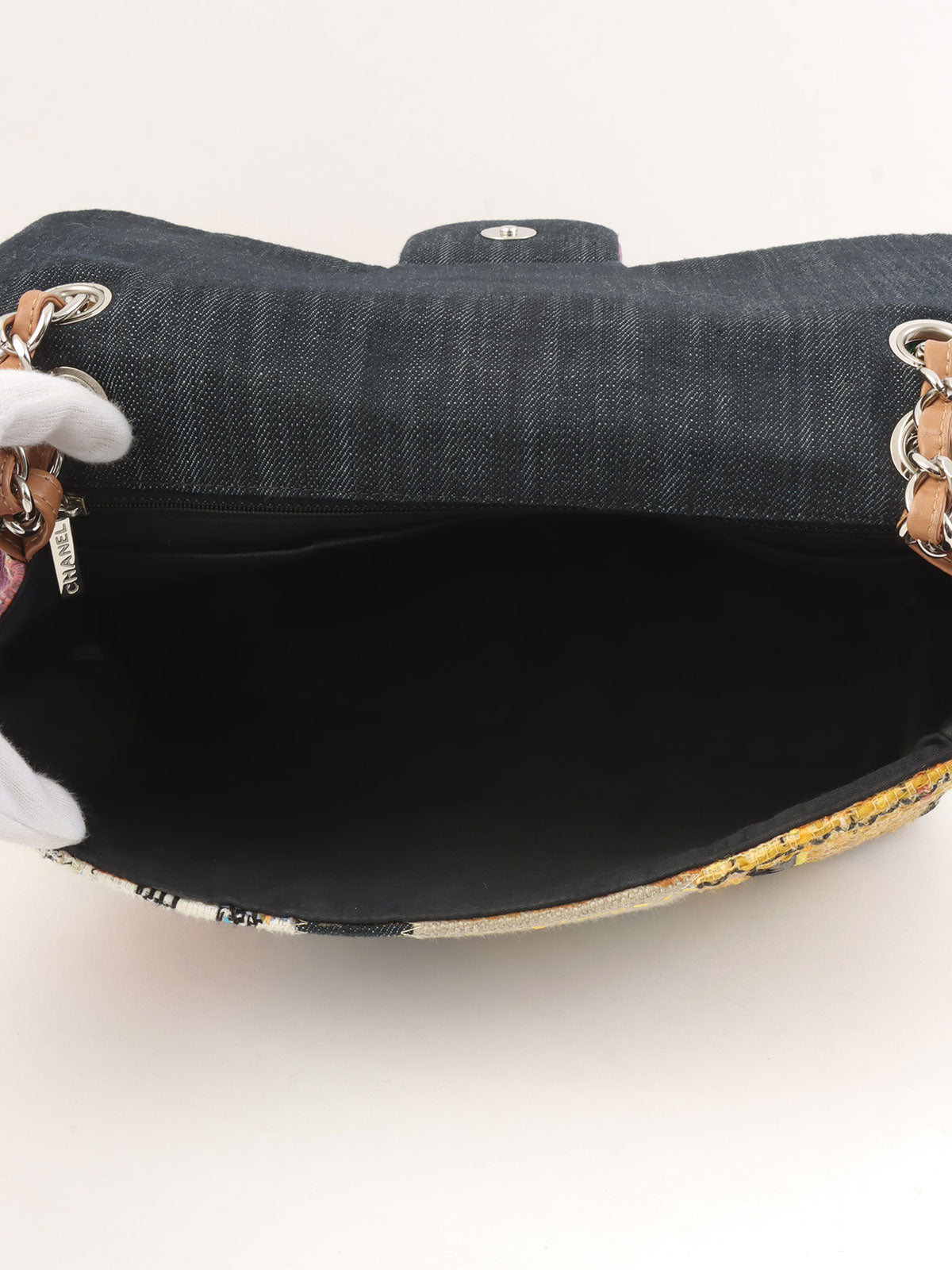 2010年頃製 パッチワークCCマークチェーンショルダーバッグ マルチ