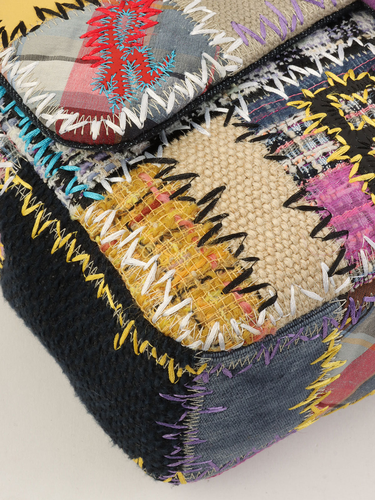 2010年頃製 パッチワークCCマークチェーンショルダーバッグ マルチ