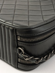 2014 CC Mark Charm Chain Shoulder Bag Black