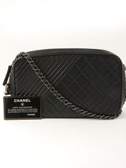 2014 CC Mark Charm Chain Shoulder Bag Black