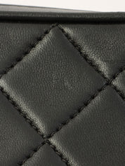 2014 CC Mark Charm Chain Shoulder Bag Black