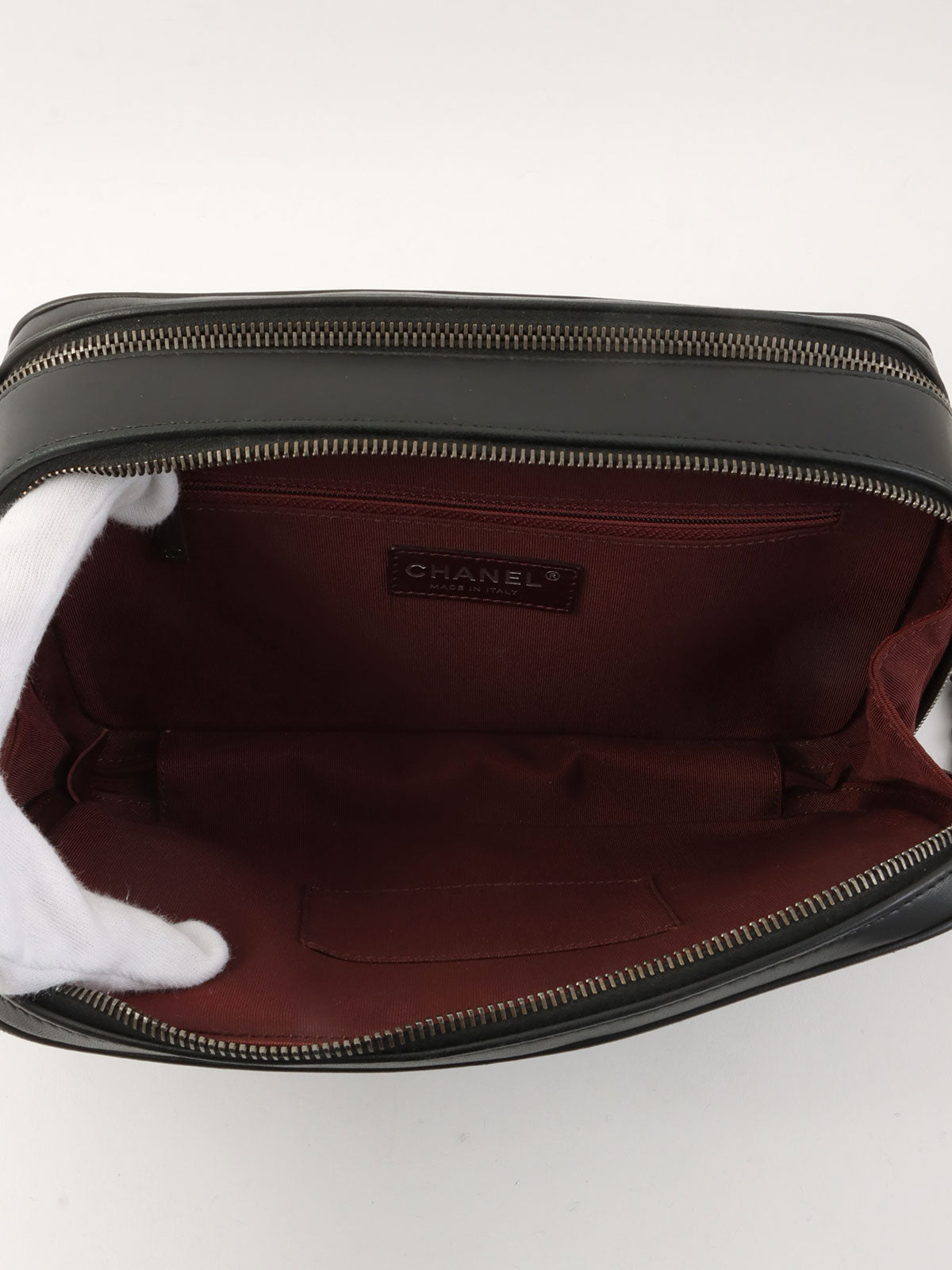 2014 CC Mark Charm Chain Shoulder Bag Black