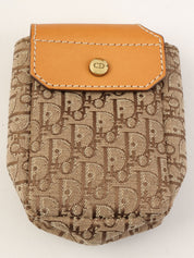 Trotter Pattern Street Chic Shoulder Bag in Beige