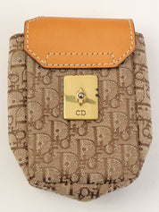 Trotter Pattern Street Chic Shoulder Bag in Beige