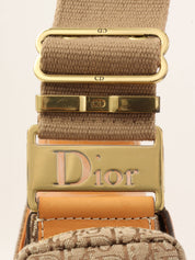 Trotter Pattern Street Chic Shoulder Bag in Beige