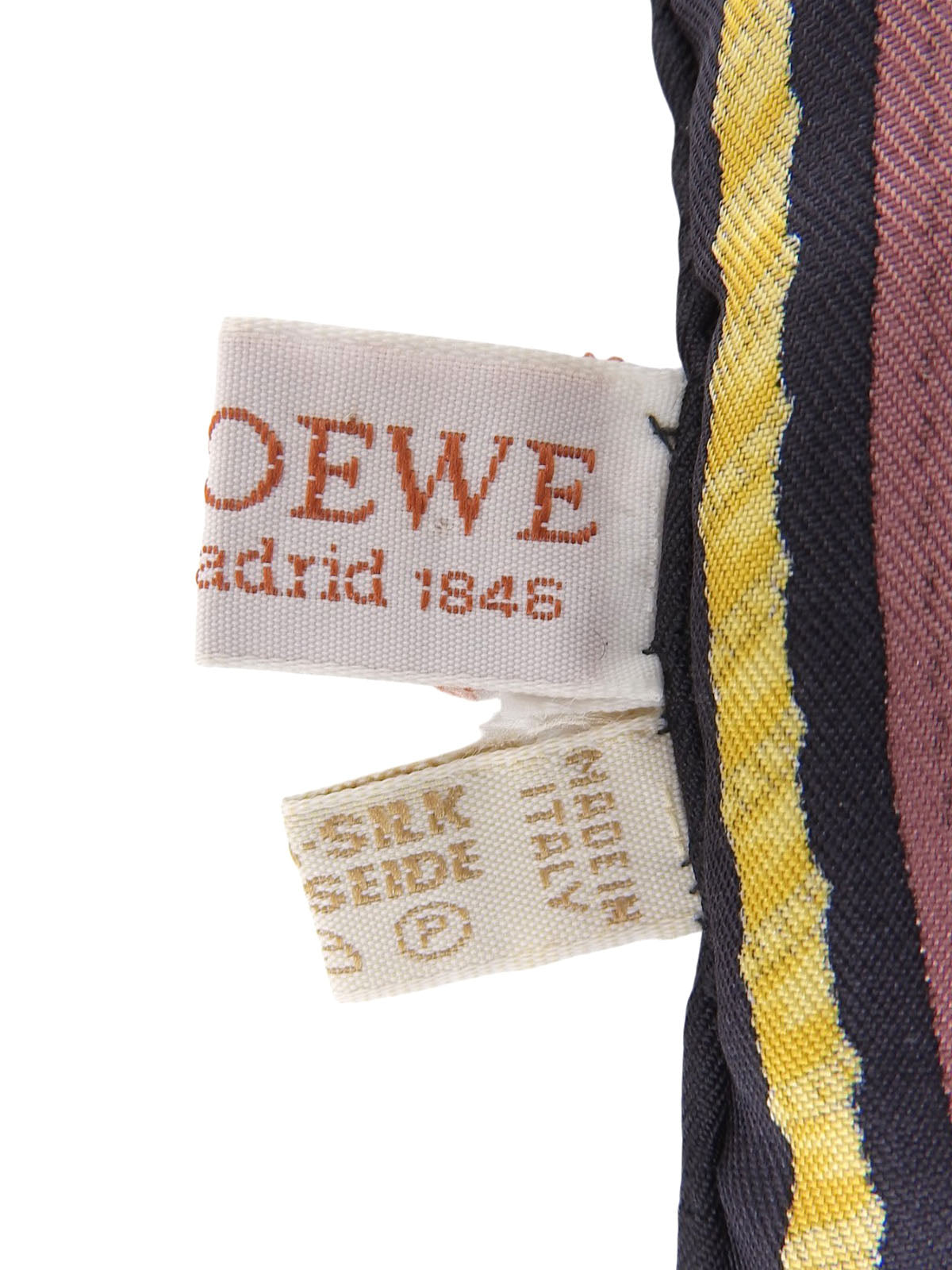 多图案丝巾 波尔多/多色